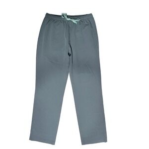 FIGS PISCO Scrub Pants Women's Small Green Gray Straight Leg‎